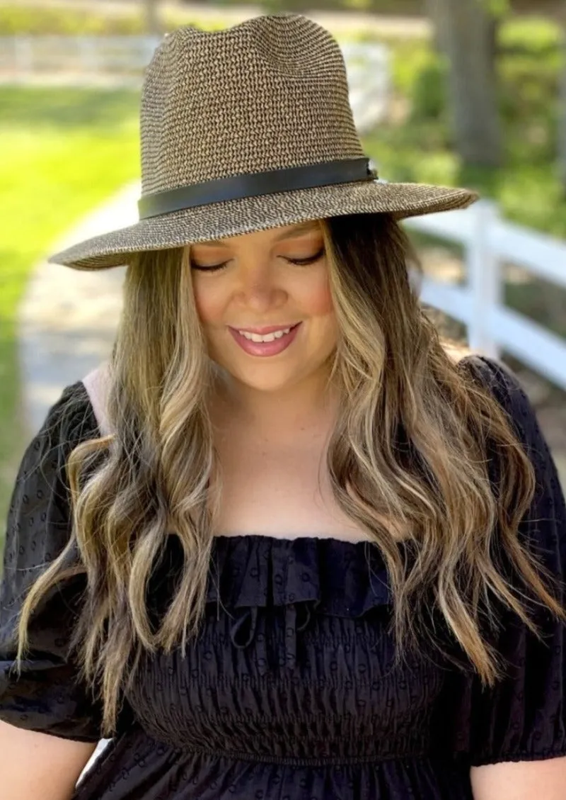 Charlie Fedora Hat Wide Brim