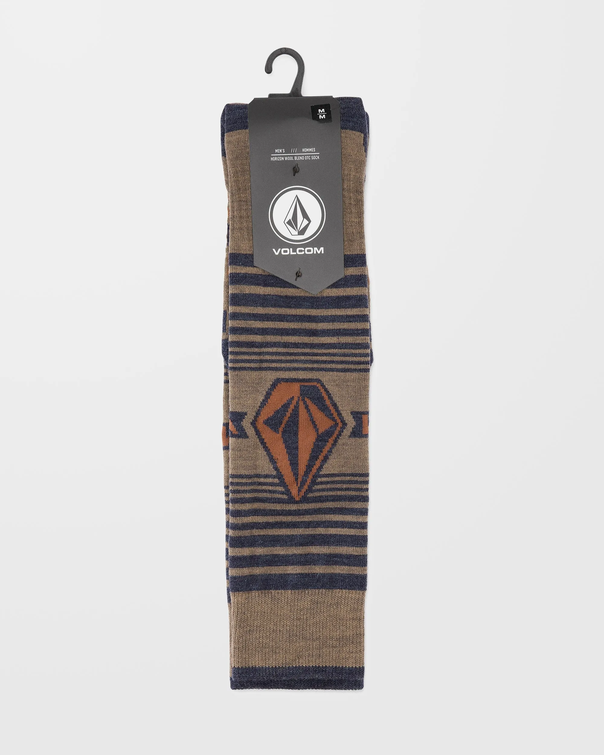 Chaussettes Horizon Wool Blend Otc - Chestnut Brown