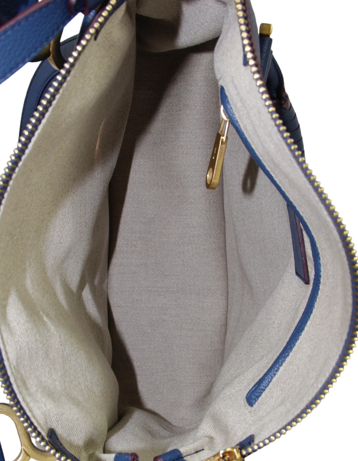 Chloe Deep Denim Blue Leather Medium Marcie Satchel Bag