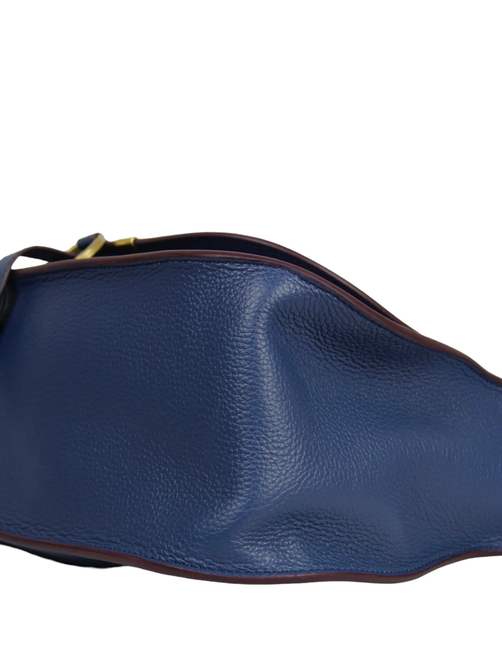 Chloe Deep Denim Blue Leather Medium Marcie Satchel Bag