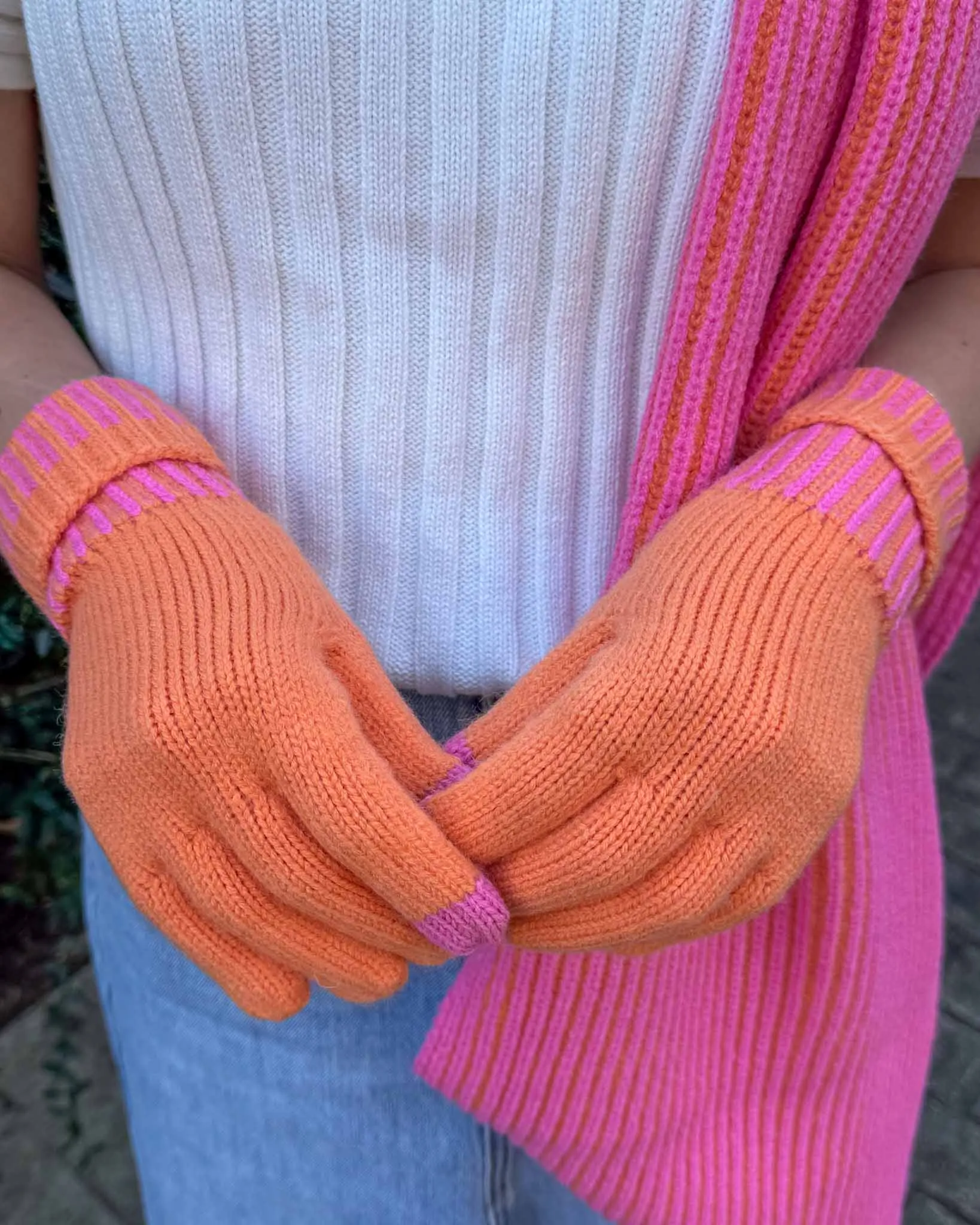 Christie Touchscreen Gloves - Orange