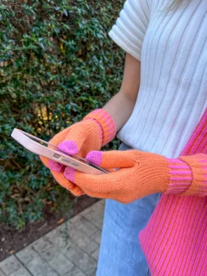 Christie Touchscreen Gloves - Orange
