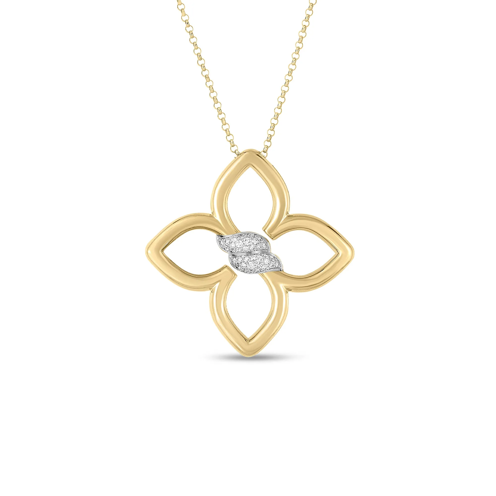 Cialoma Diamond Pendant in Yellow Gold