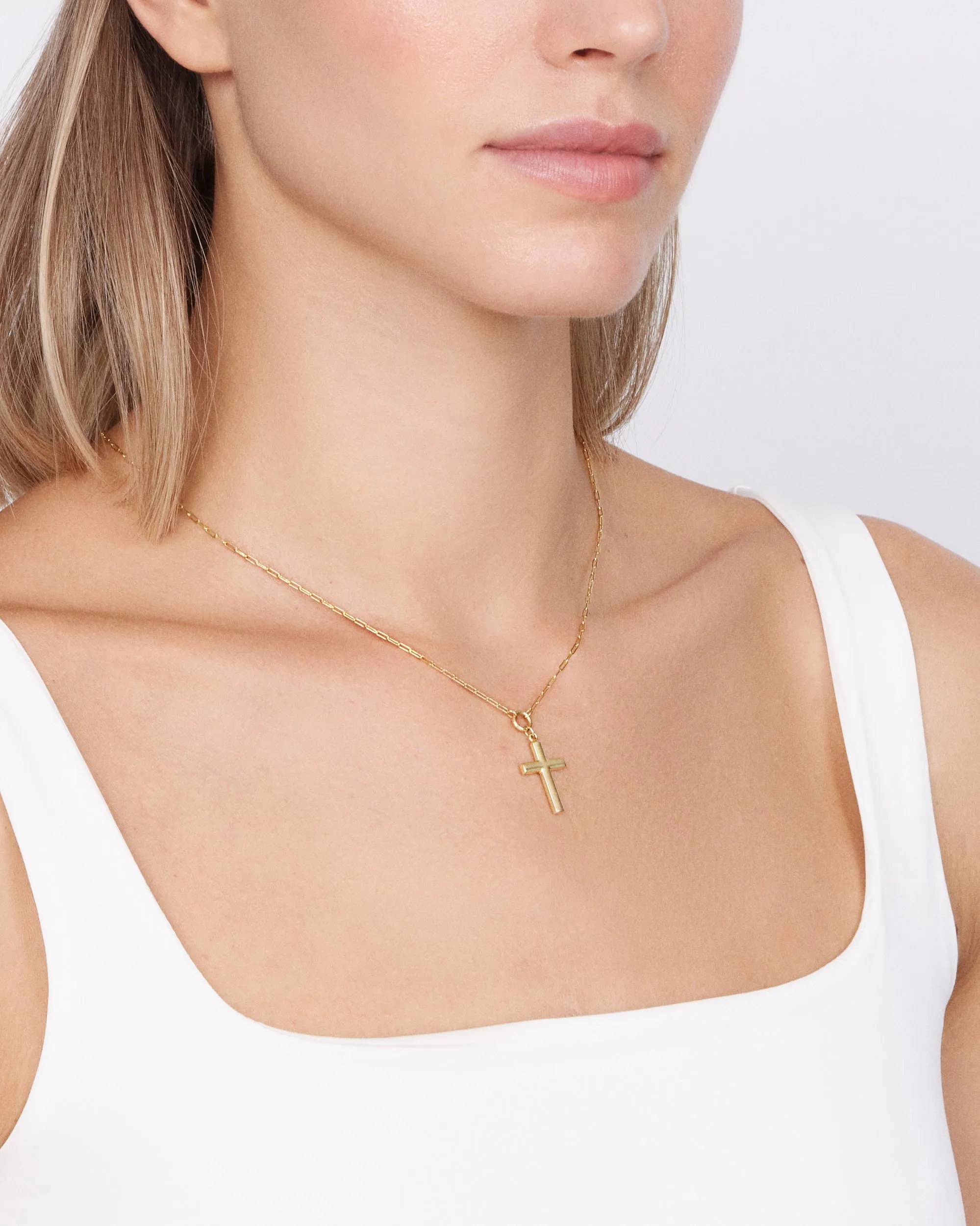 Classic Cross Pendant  Necklace