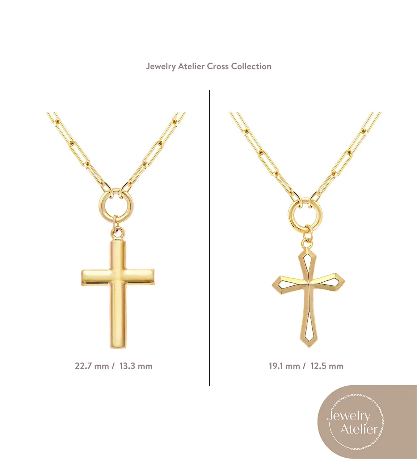 Classic Cross Pendant  Necklace