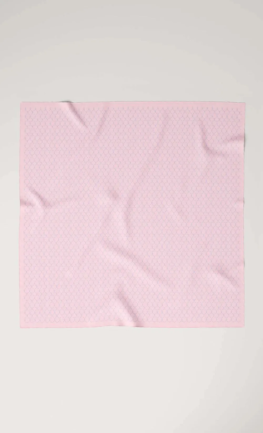 Classic Monogram dUCk Voile Square Scarf in Sherbet