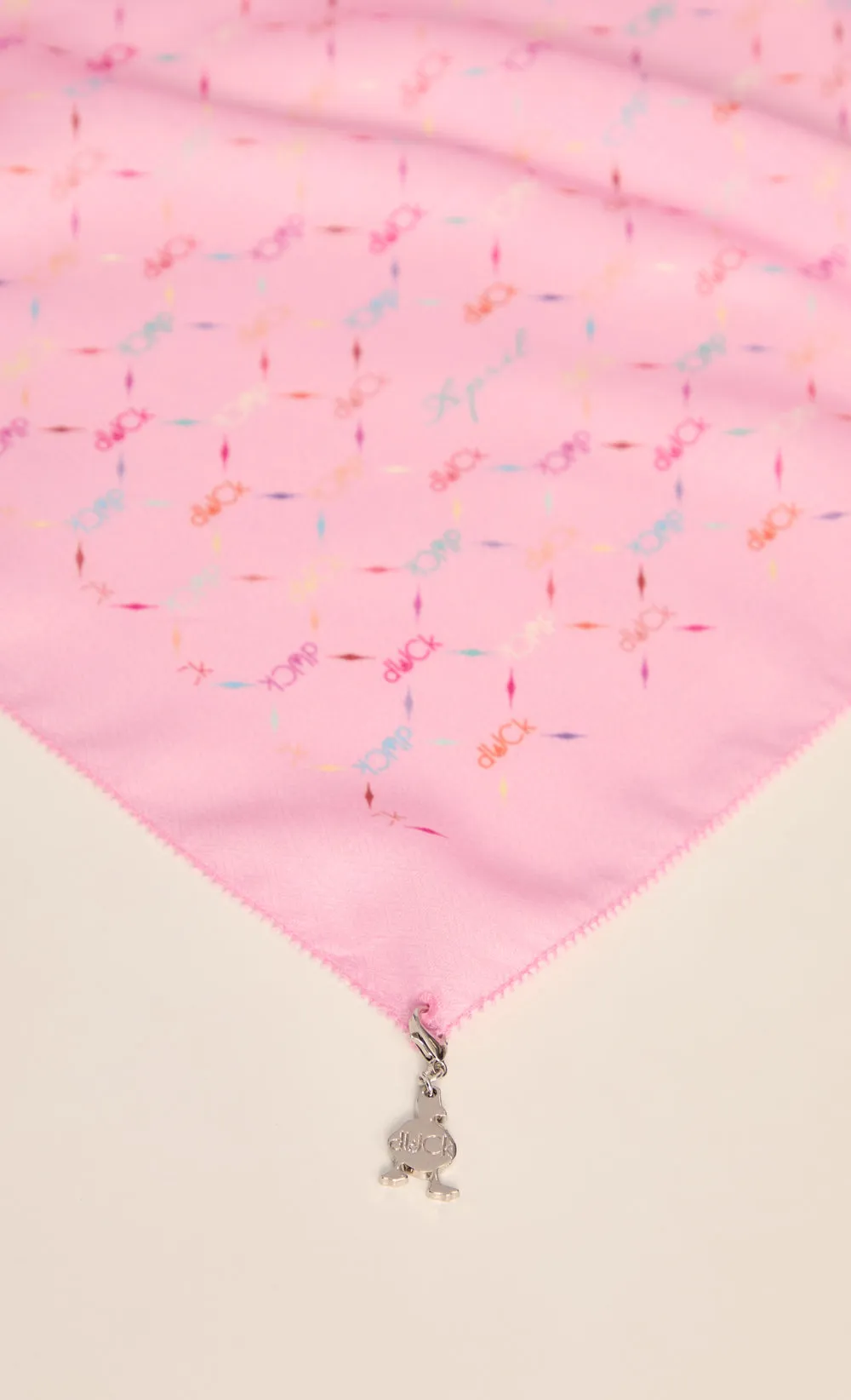 Classic Monogram dUCk Voile Square Scarf in Sherbet