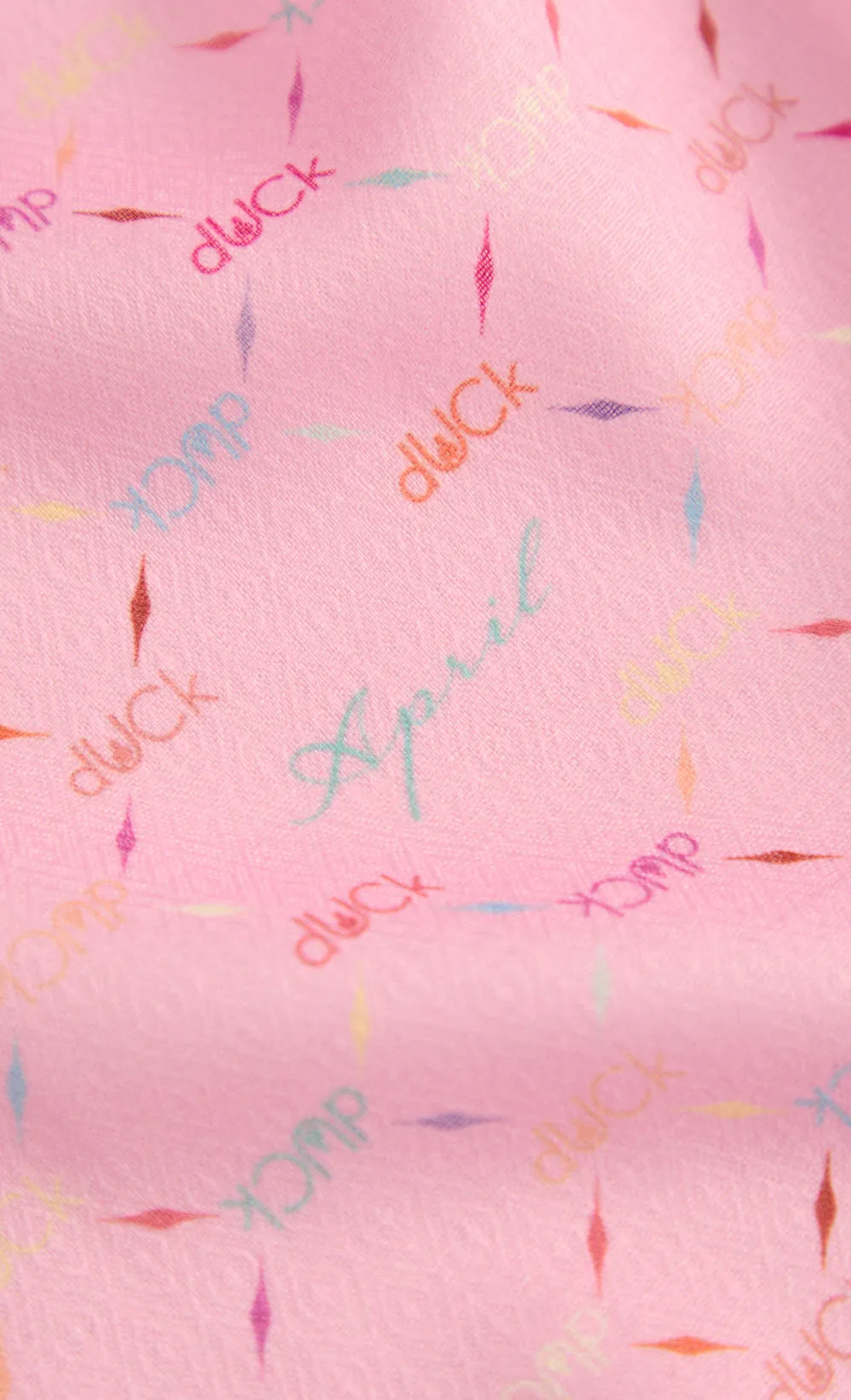 Classic Monogram dUCk Voile Square Scarf in Sherbet