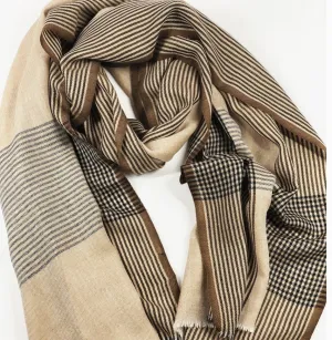 Classic Plaid Wool Scarf