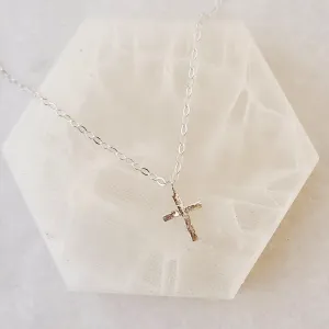 Classic Sterling Silver Cross - Necklace