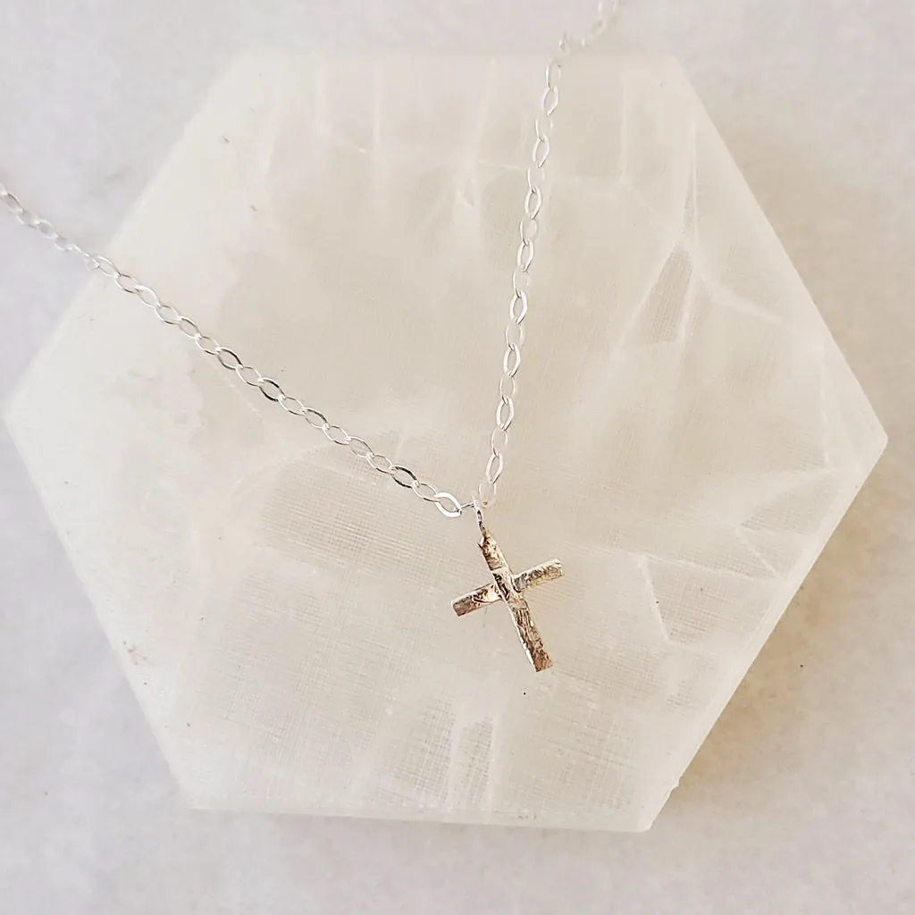 Classic Sterling Silver Cross - Necklace