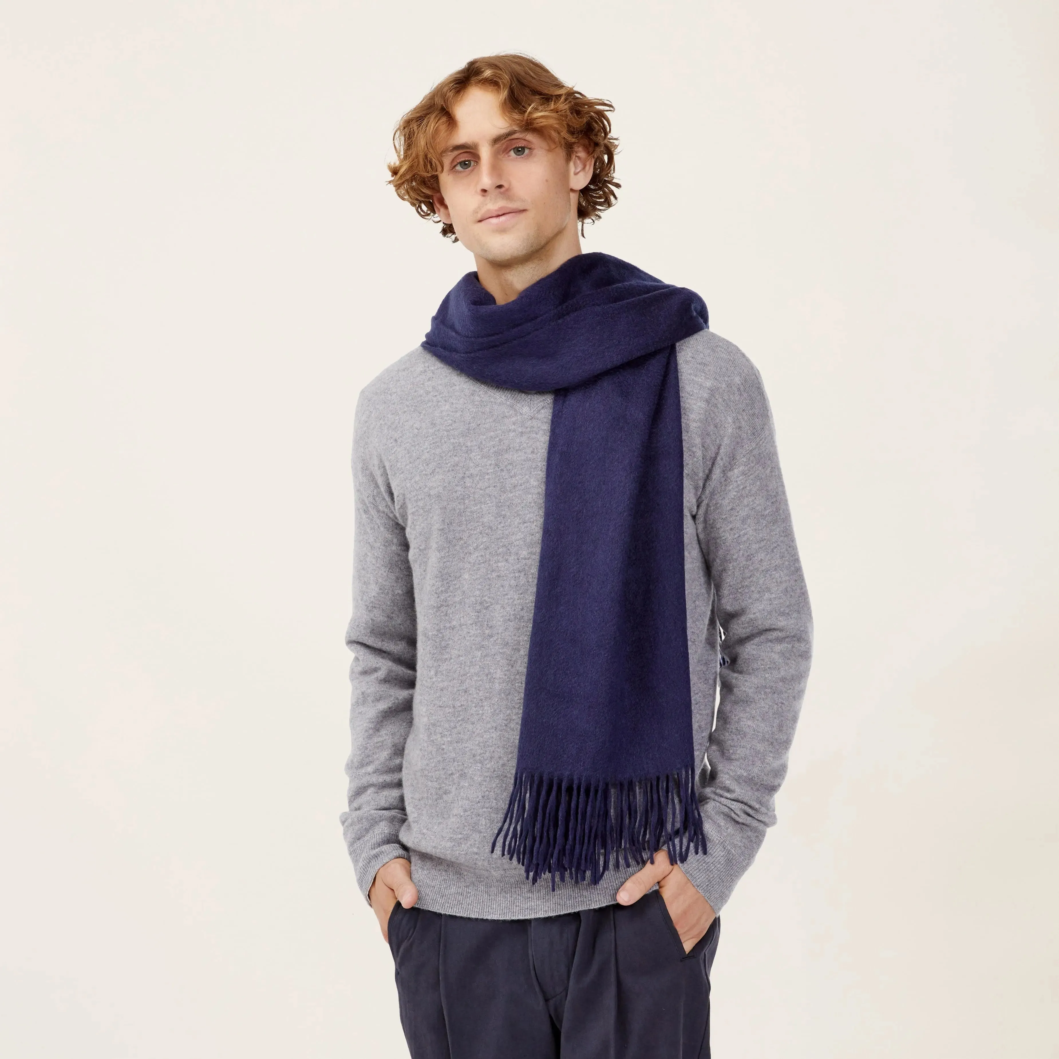Cleo Oversized Cashmere Scarf by Italic