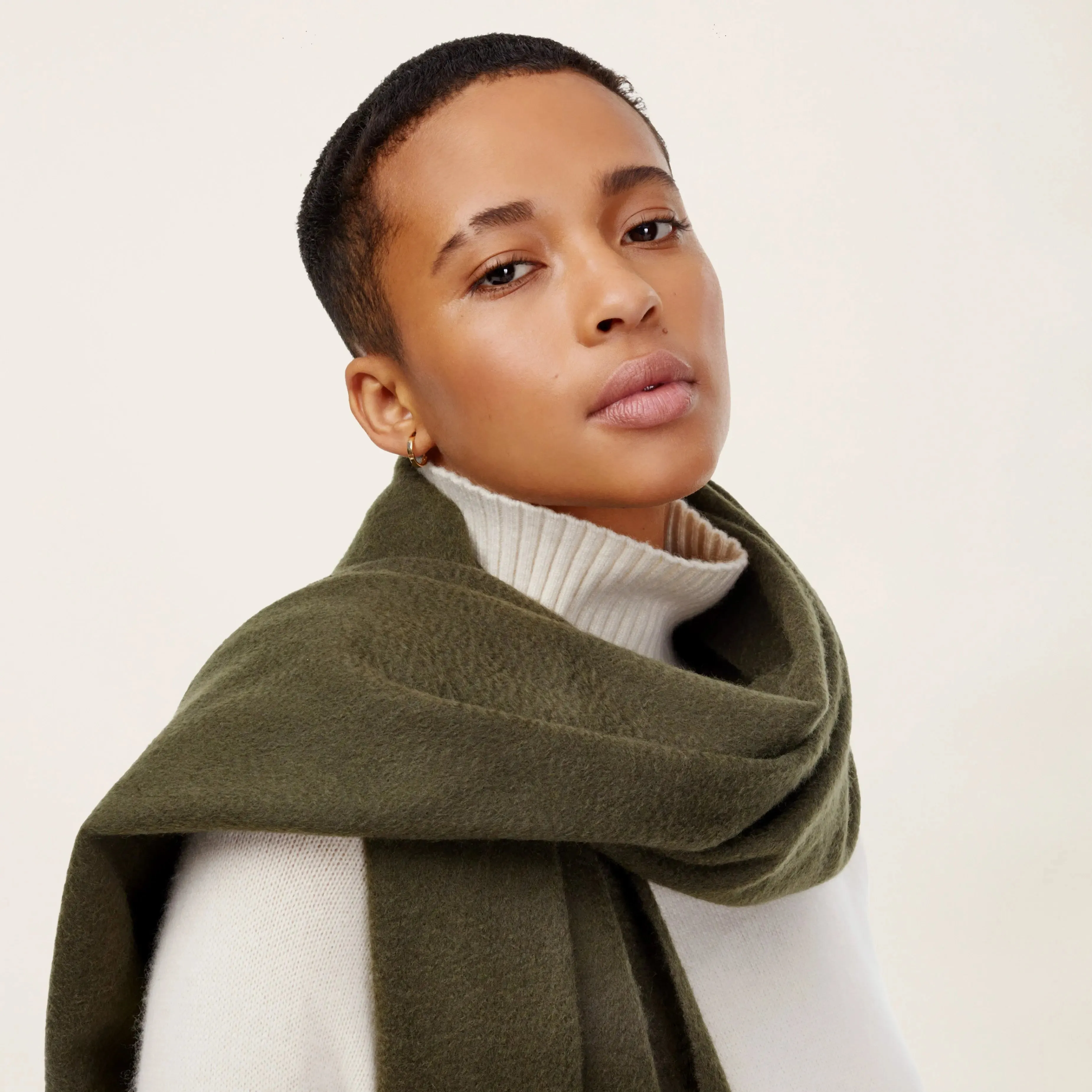 Cleo Oversized Cashmere Scarf by Italic