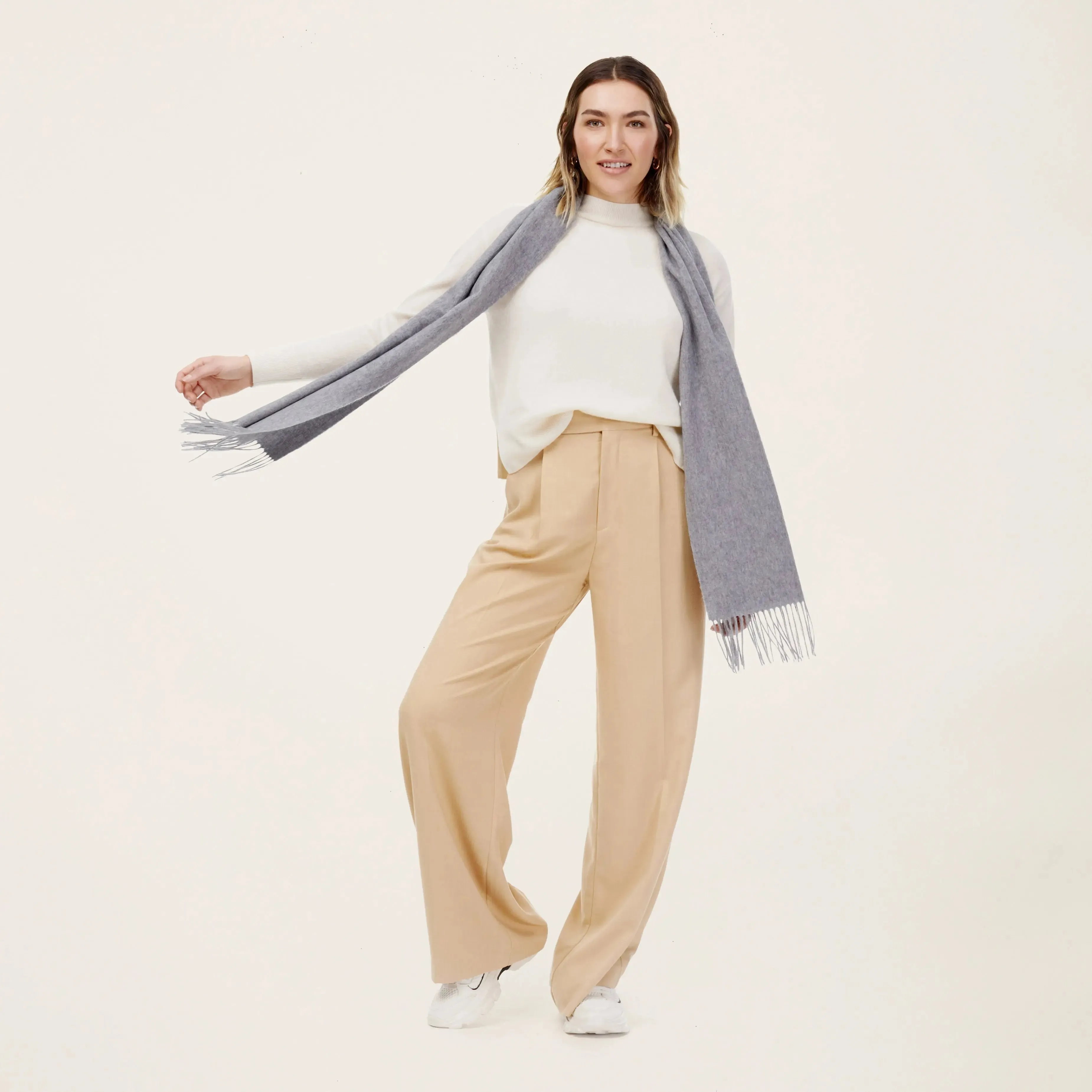 Cleo Oversized Cashmere Scarf by Italic