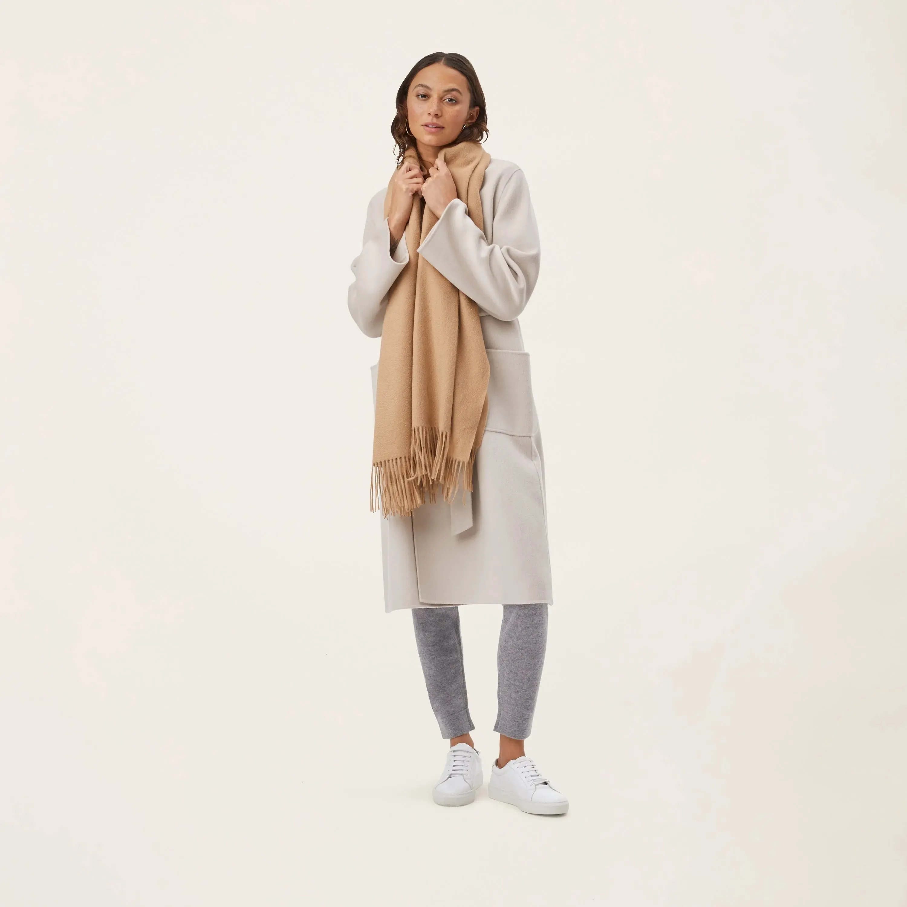 Cleo Oversized Cashmere Scarf by Italic