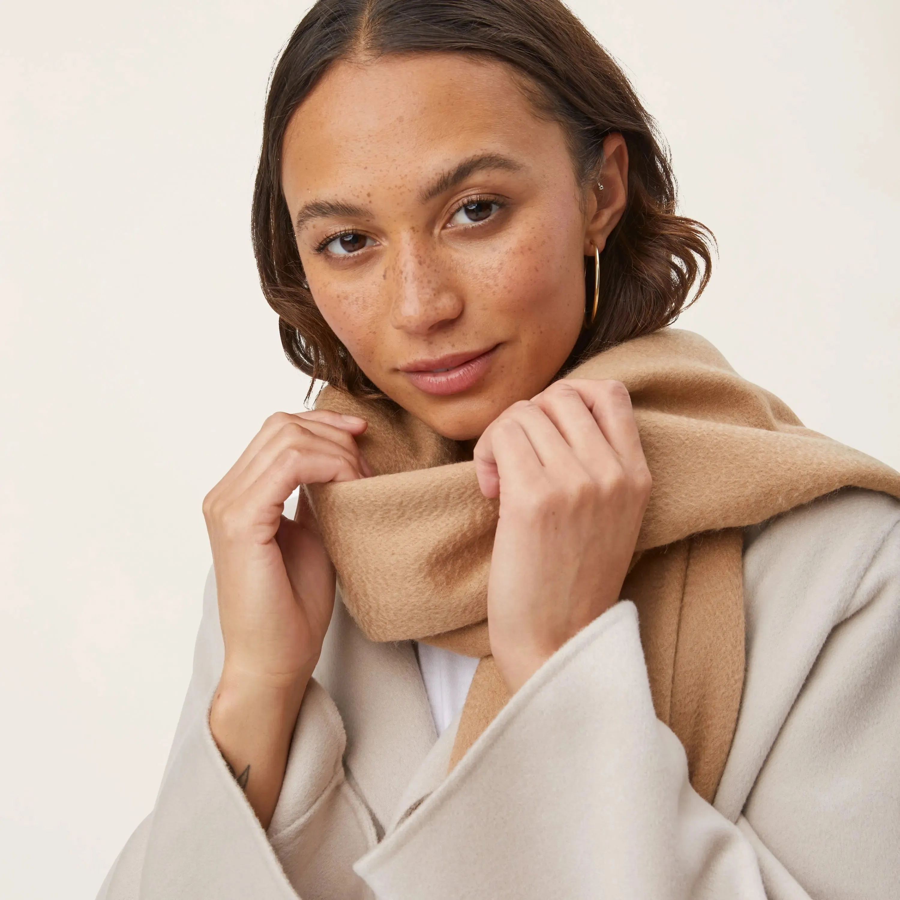 Cleo Oversized Cashmere Scarf by Italic