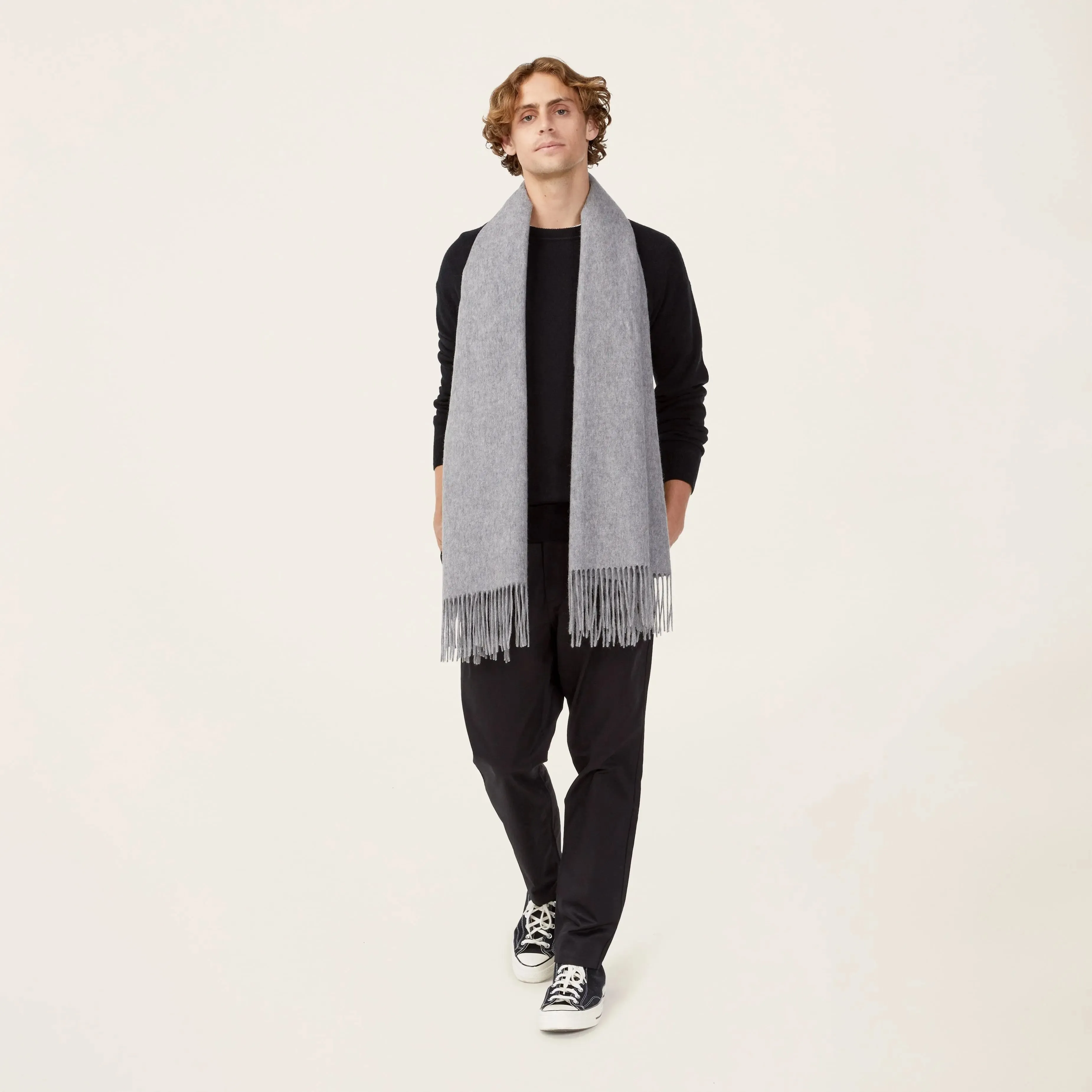 Cleo Oversized Cashmere Scarf by Italic