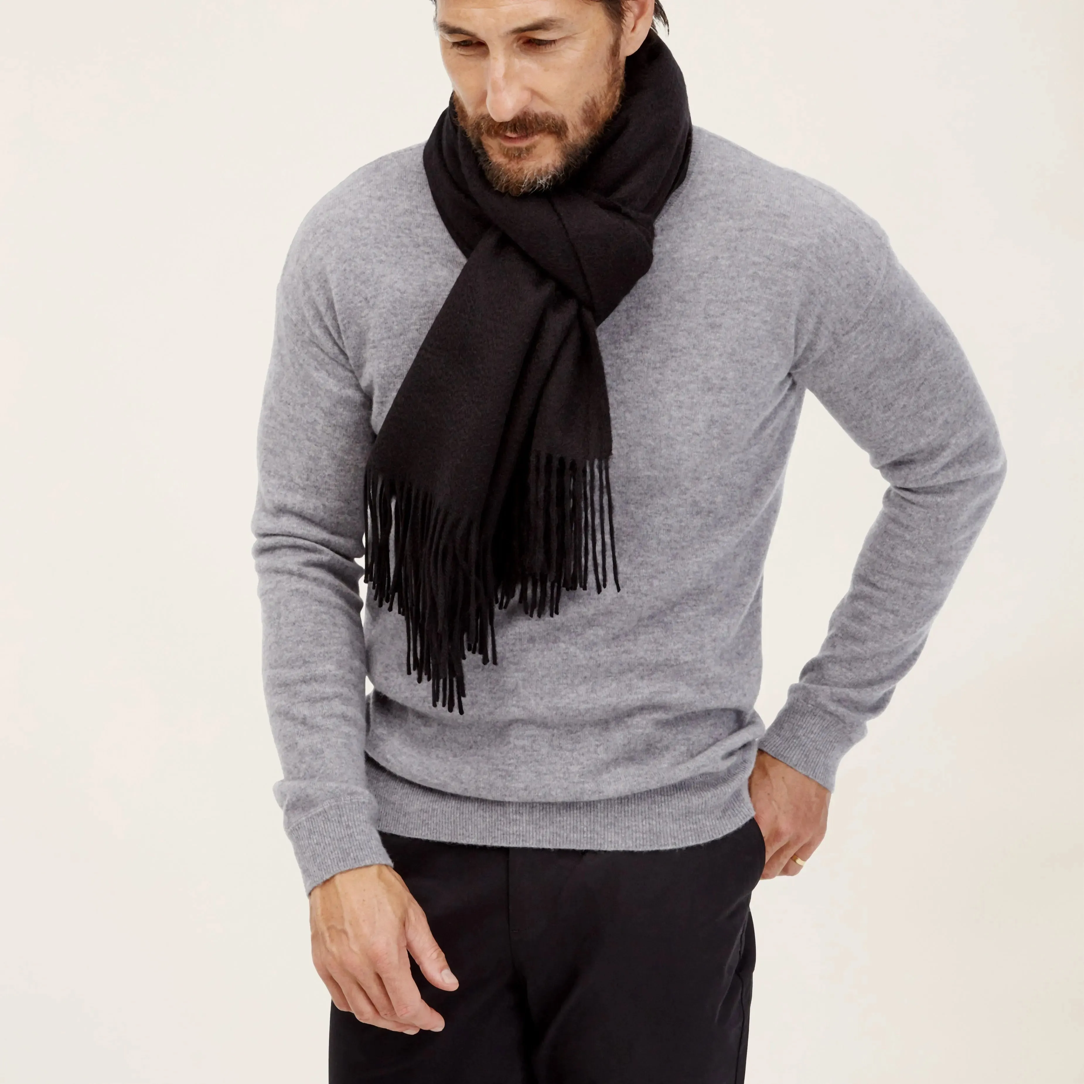 Cleo Oversized Cashmere Scarf by Italic