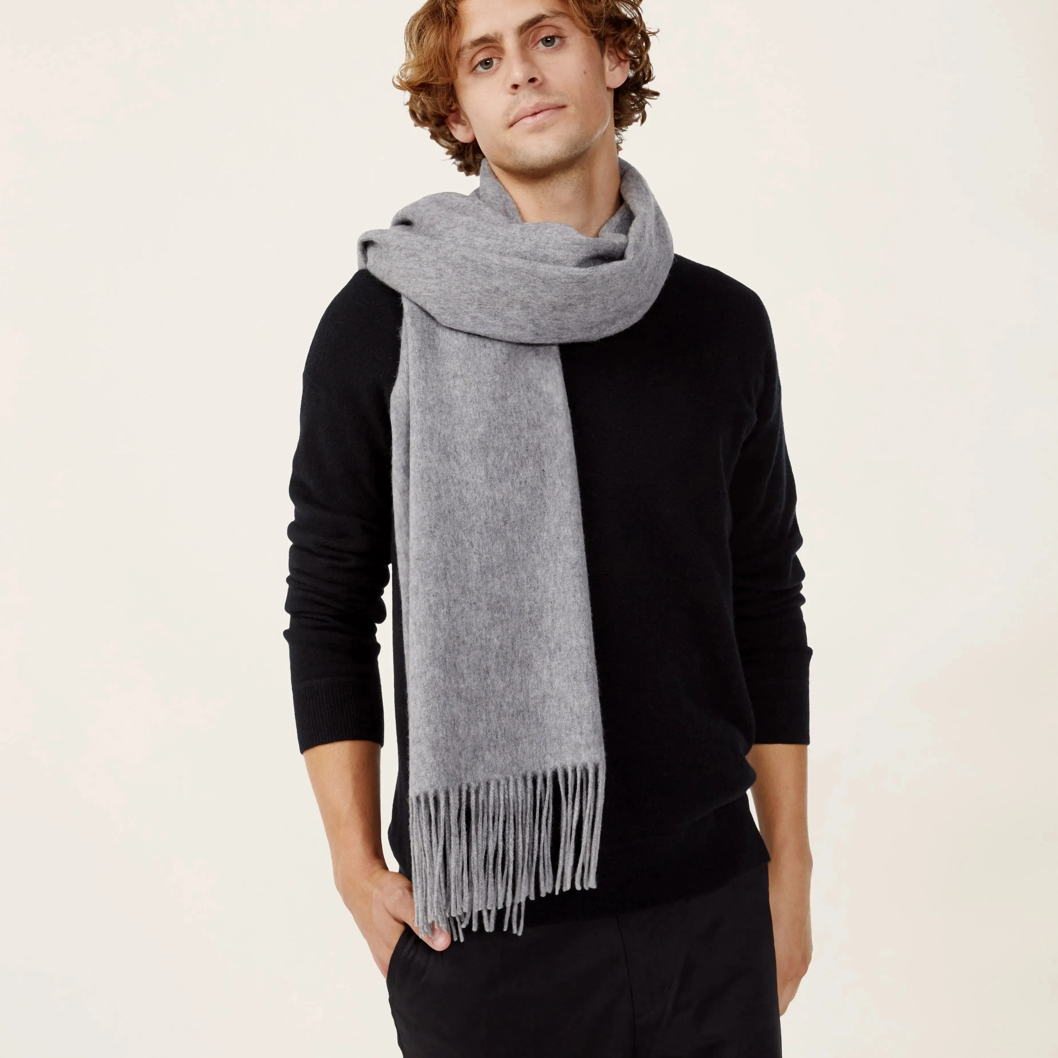 Cleo Oversized Cashmere Scarf by Italic