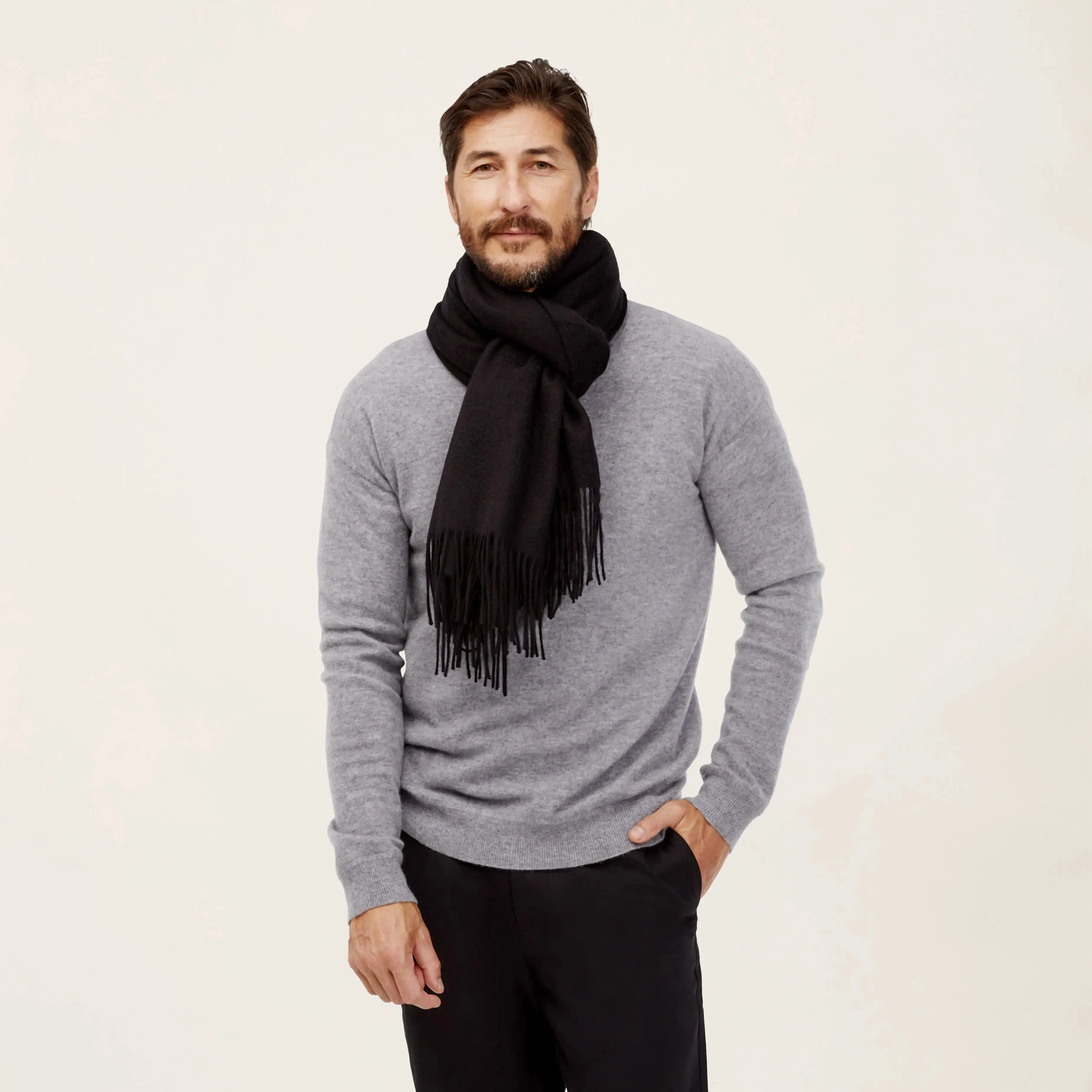 Cleo Oversized Cashmere Scarf by Italic