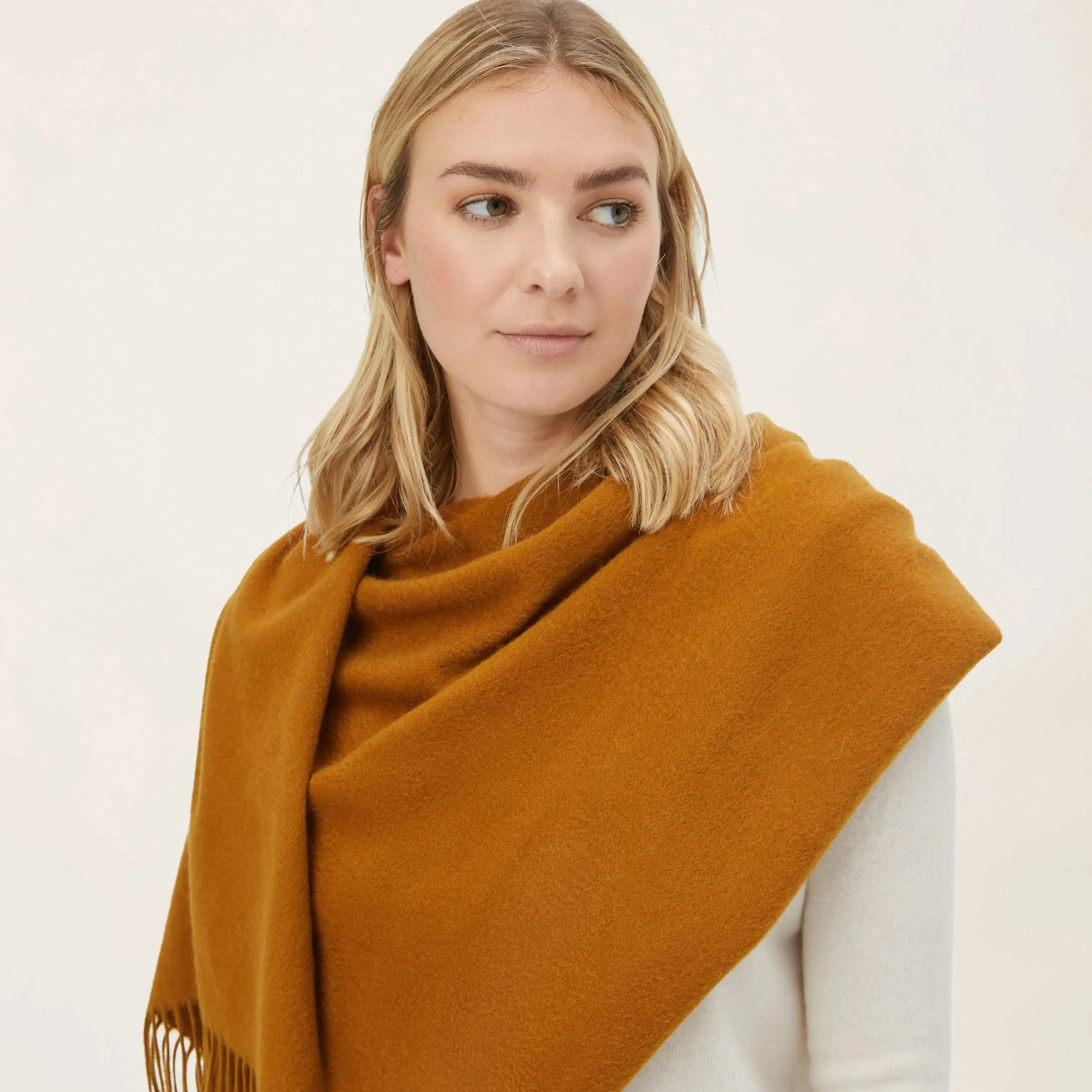 Cleo Oversized Cashmere Scarf by Italic