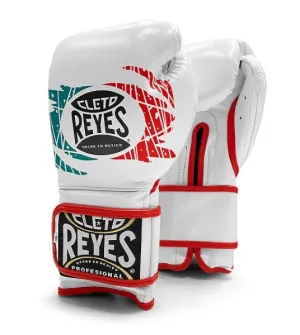CLETO REYES SPARRING VELCRO-WHITE/GREEN/RED