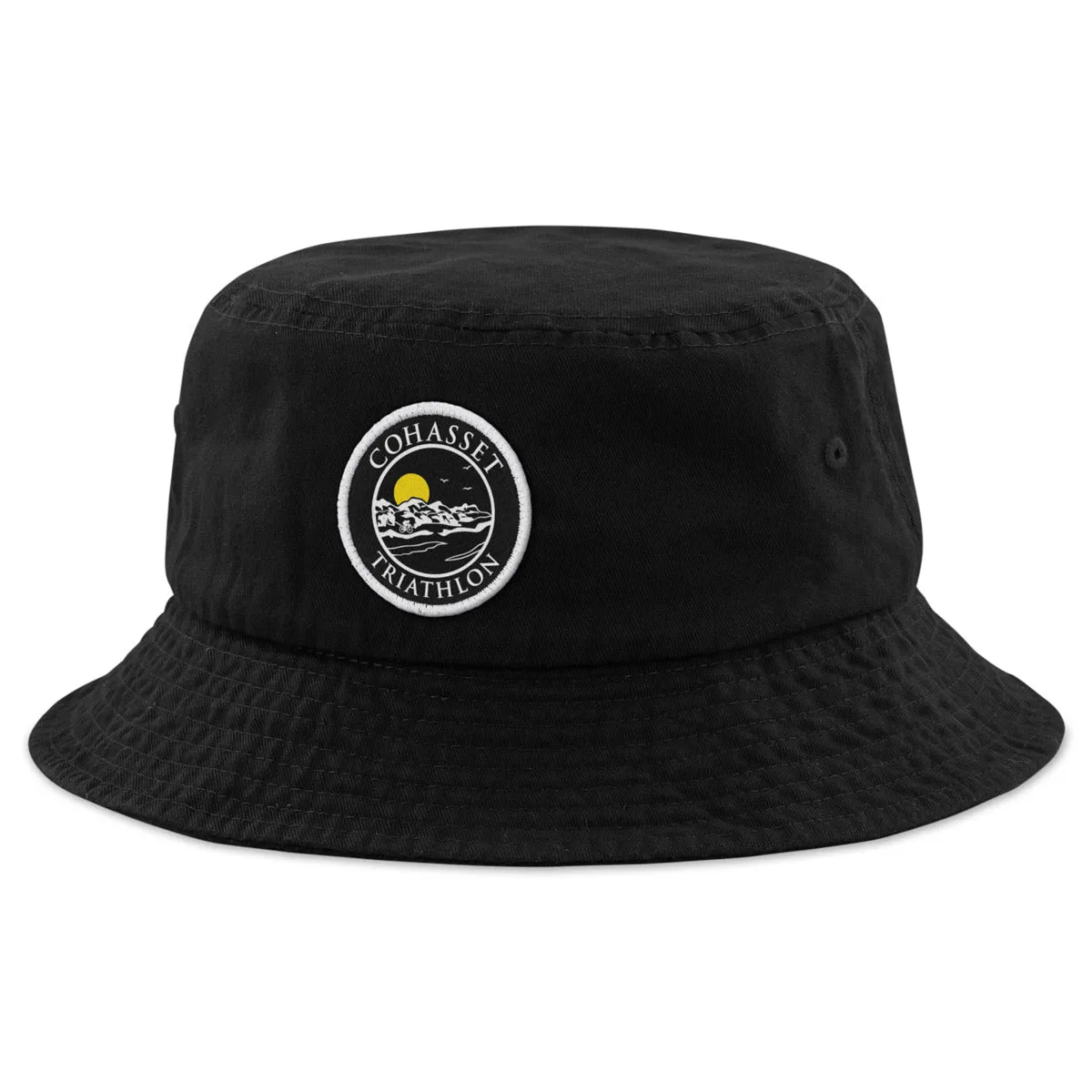 Cohasset Triathlon Blackout Patch Bucket Hat