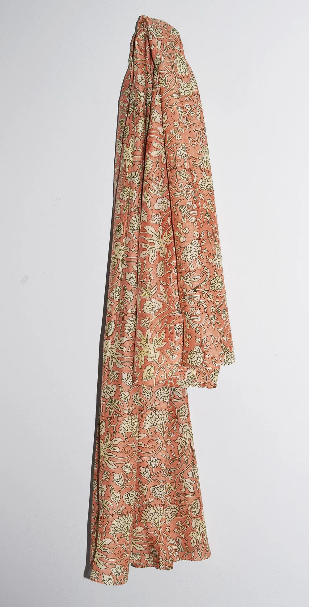 Cotton Silk Scarf | Garden Blush