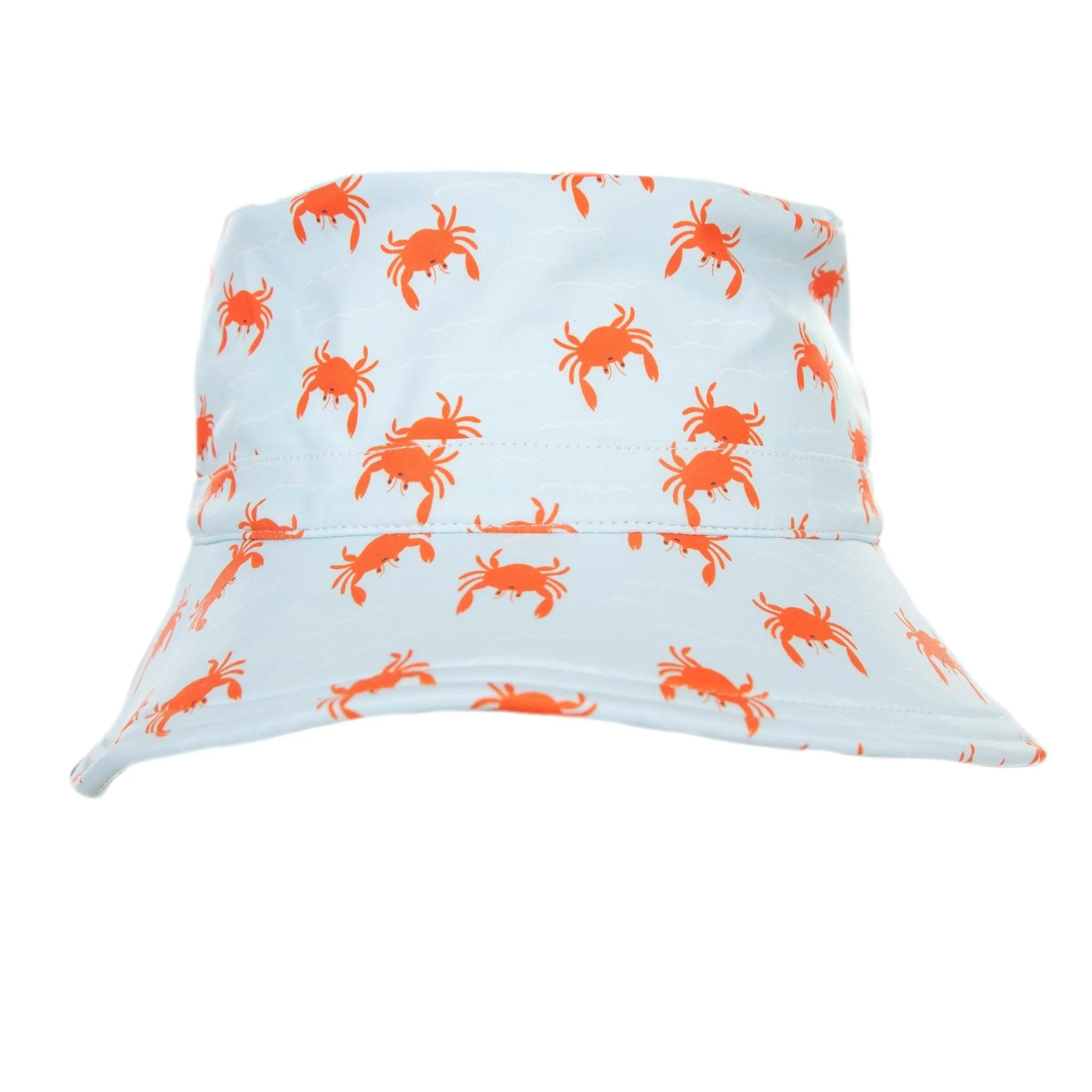 Crab Wide Brim Swim Bucket Hat