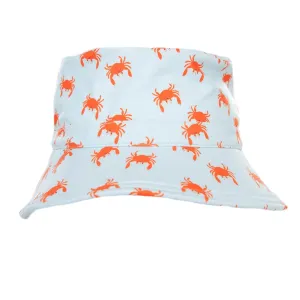 Crab Wide Brim Swim Bucket Hat