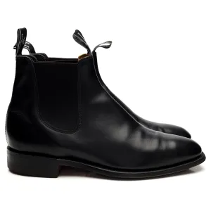 'Craftsman' Black Leather Chelsea Boots UK 10.5 G