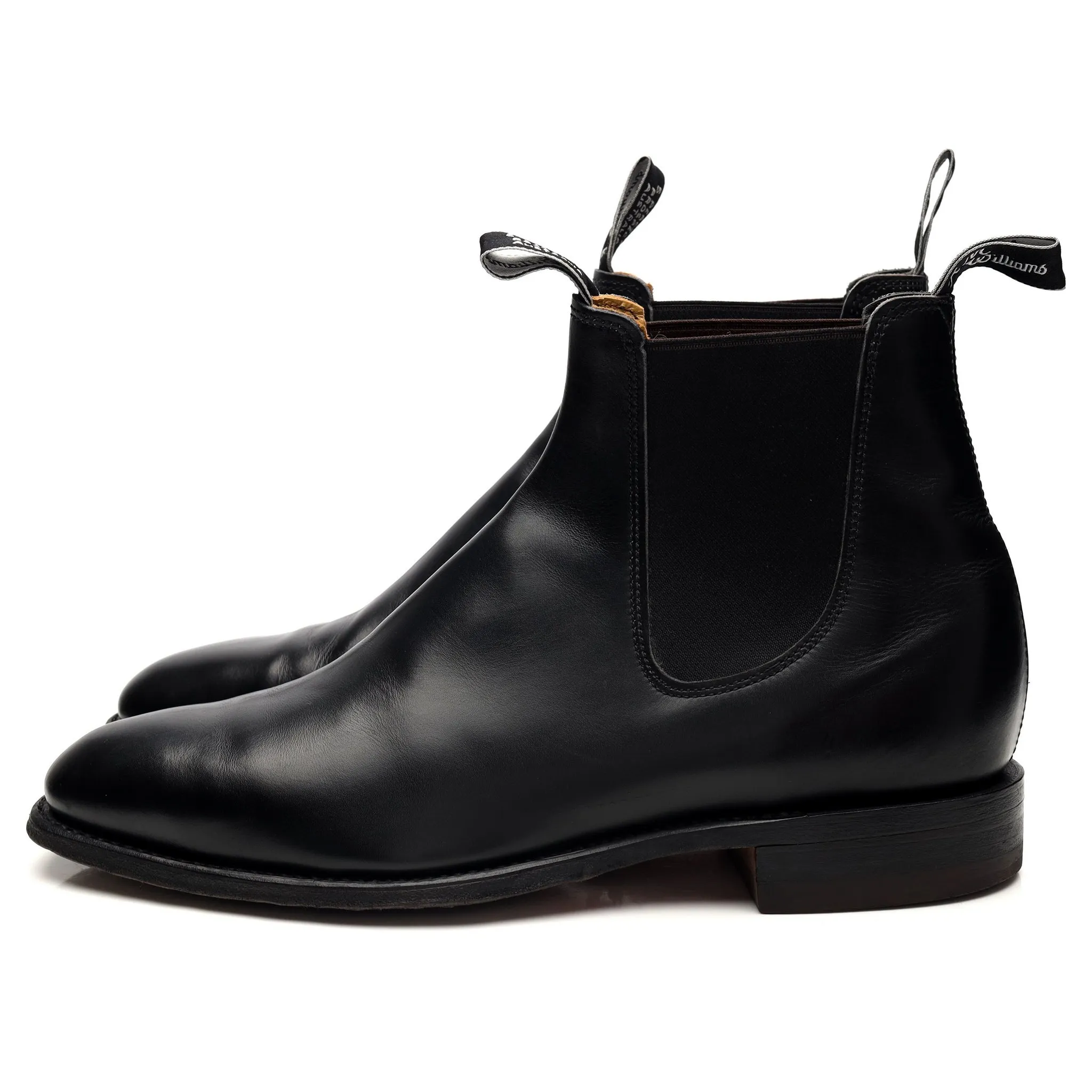 'Craftsman' Black Leather Chelsea Boots UK 10.5 G