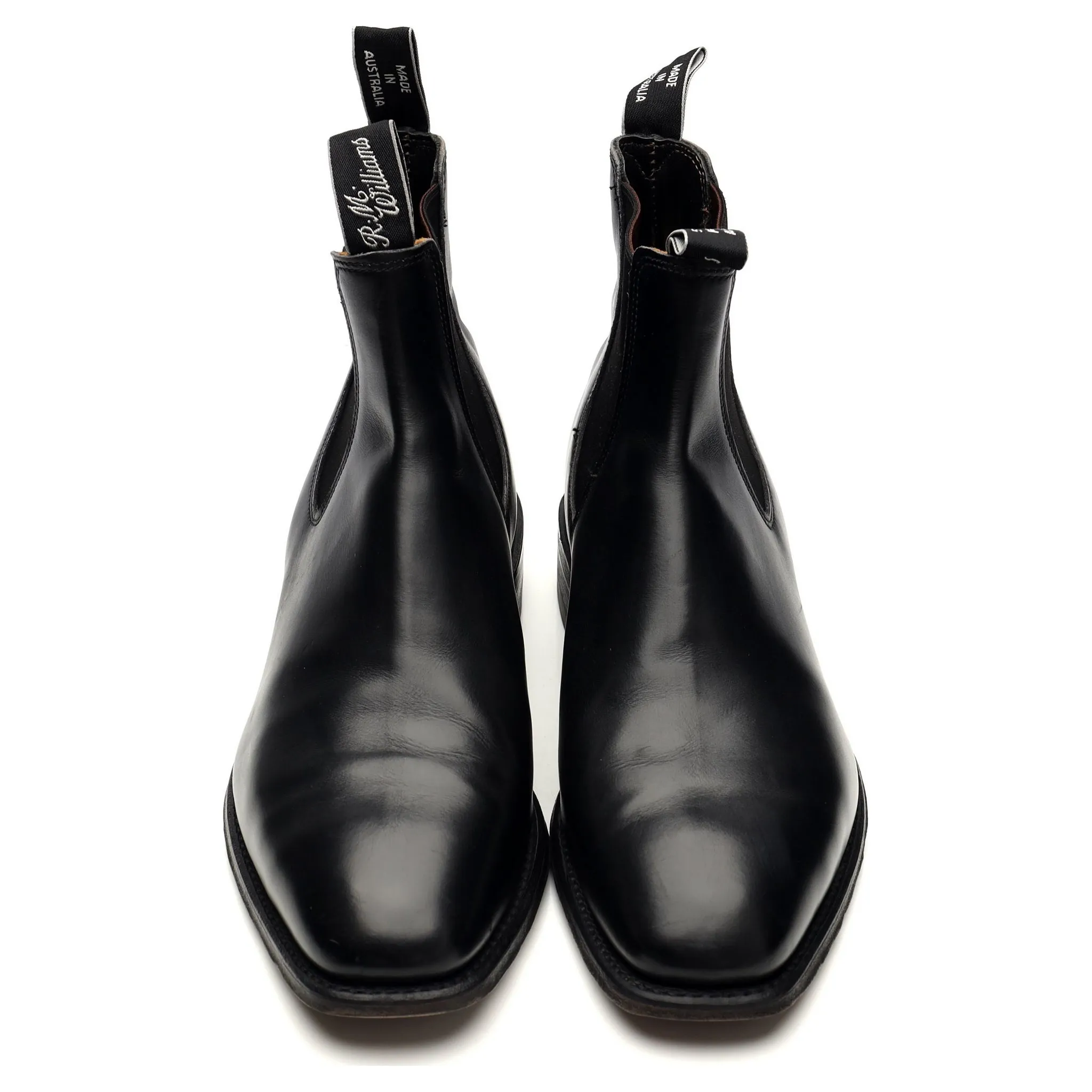 'Craftsman' Black Leather Chelsea Boots UK 10.5 G