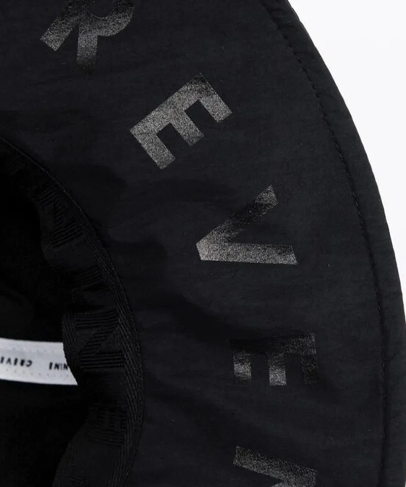 CREVE NINE: Women's Logo Strap Bucket Hat - Black
