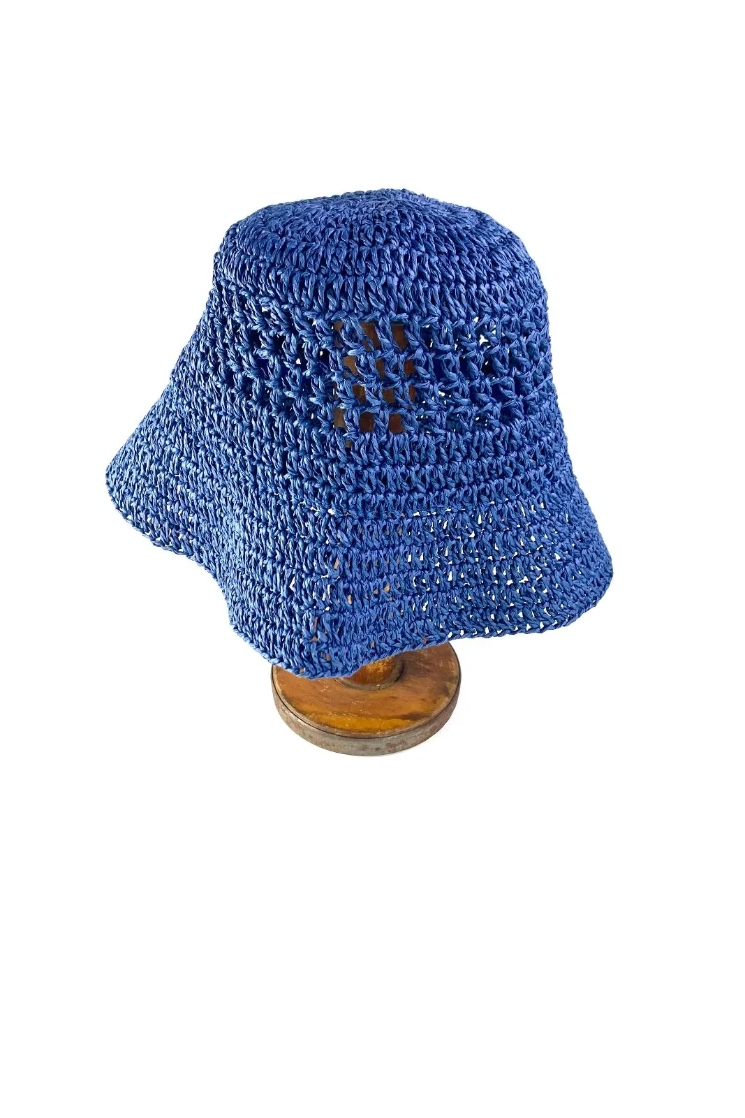 Crochet Bucket Hat - Indigo