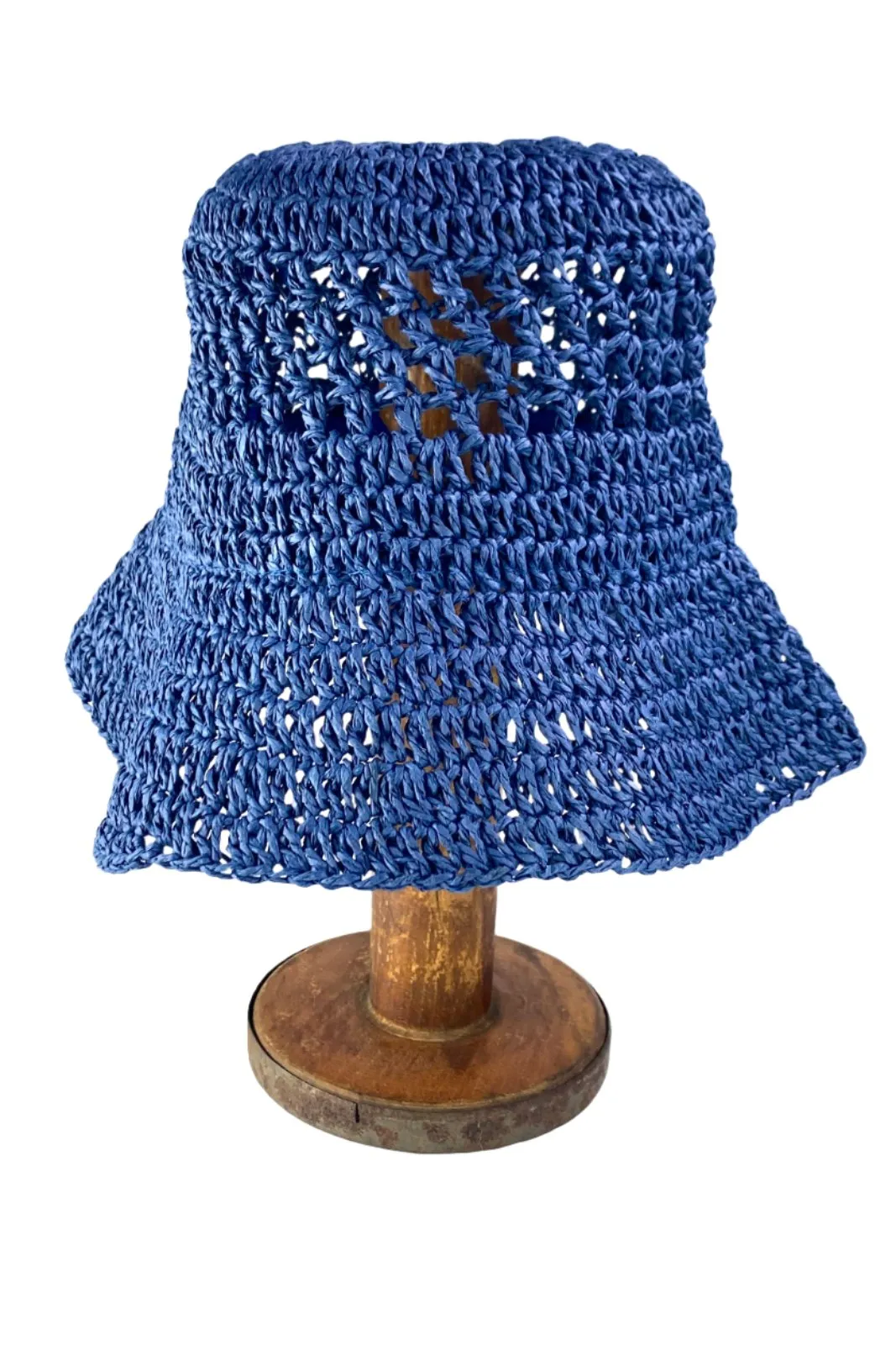Crochet Bucket Hat - Indigo