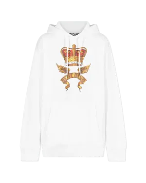 Crown Printed Archive Scarves Hoodie