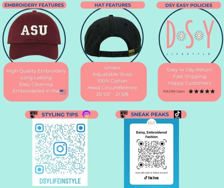 Curly and Confident Embroidered Baseball Cap
