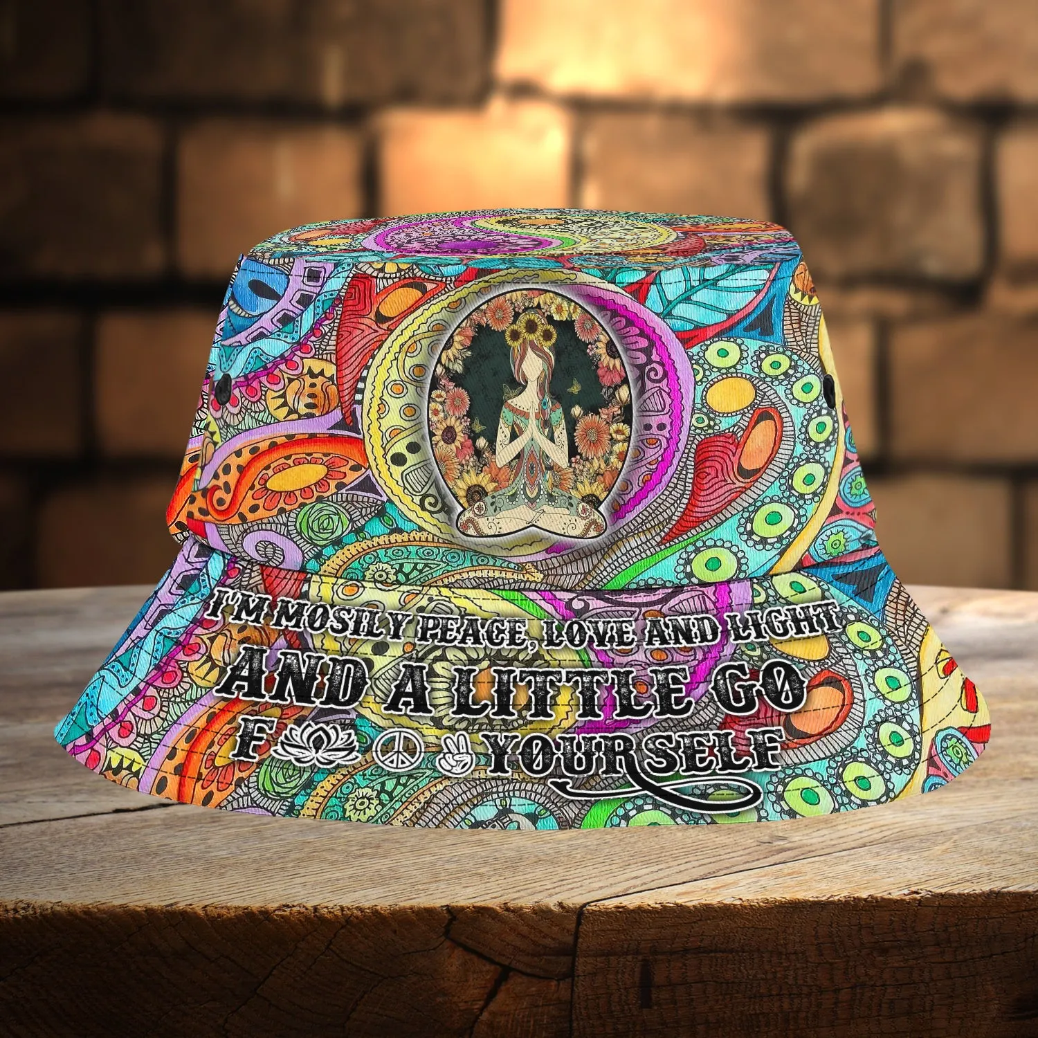 Custom Bucket Hat - Hippie - 23