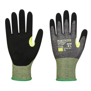 Cut Resistant E15 Reflective Touchscreen Nitrile Glove A5 - High Protection, Grip & Comfort for Heavy-Duty Tasks