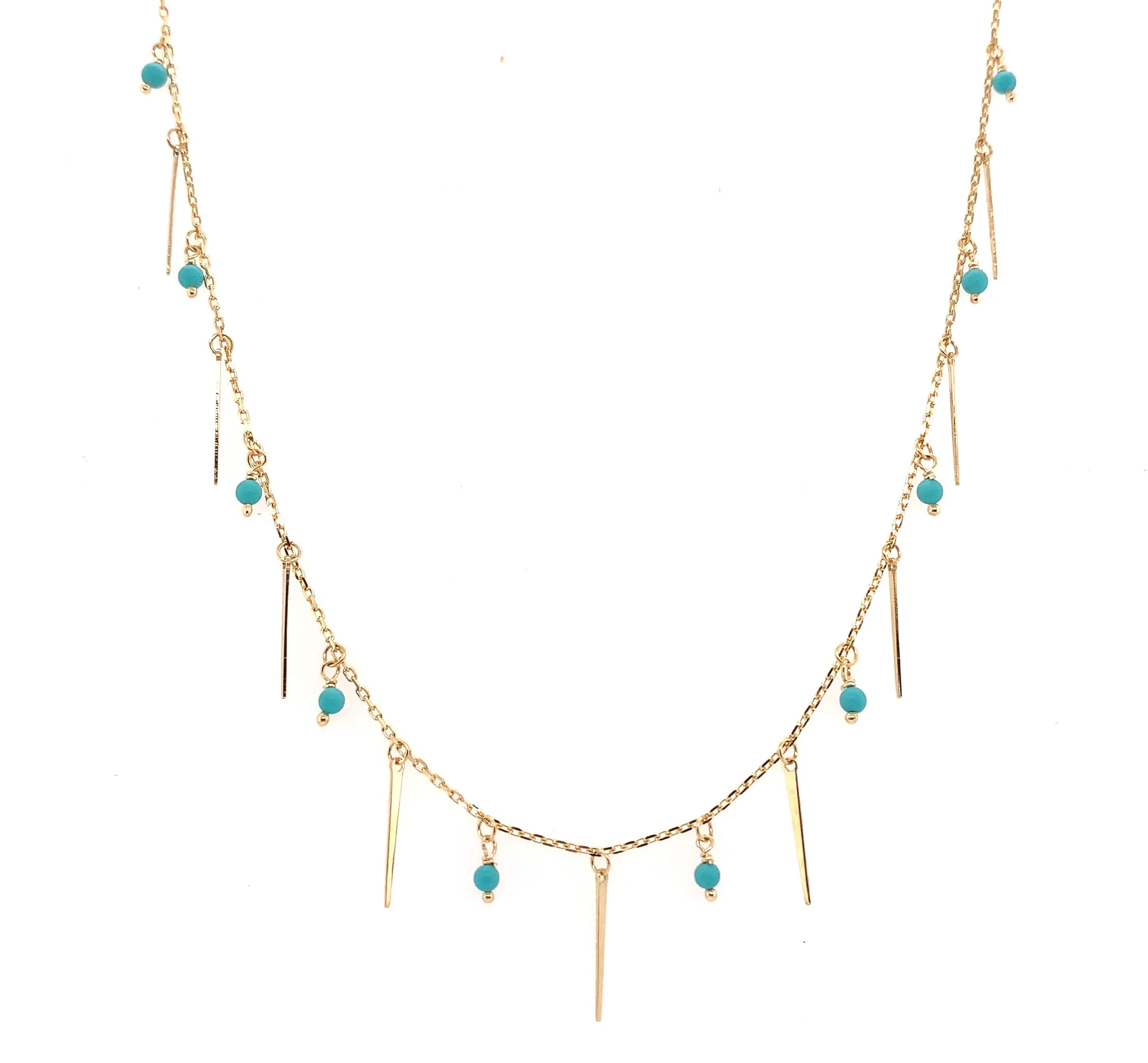 Dagger-Balls Necklaces