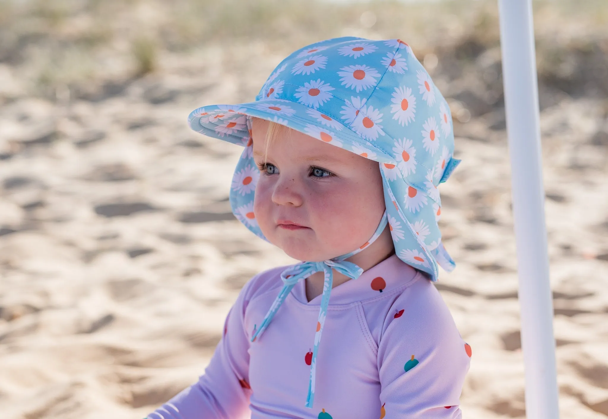 Daisy Swim Flap Cap