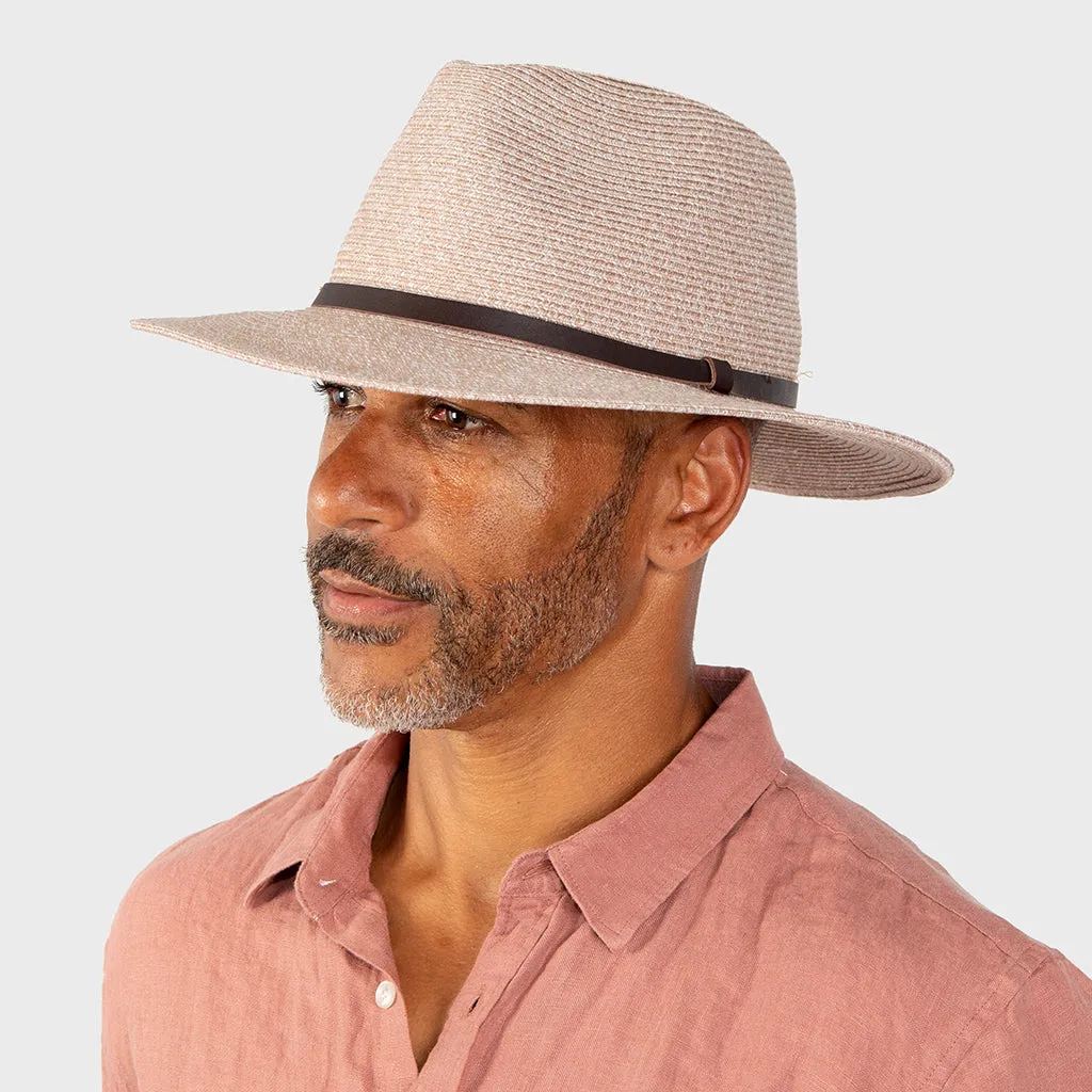 Darby Fedora Hat - Camel Mix