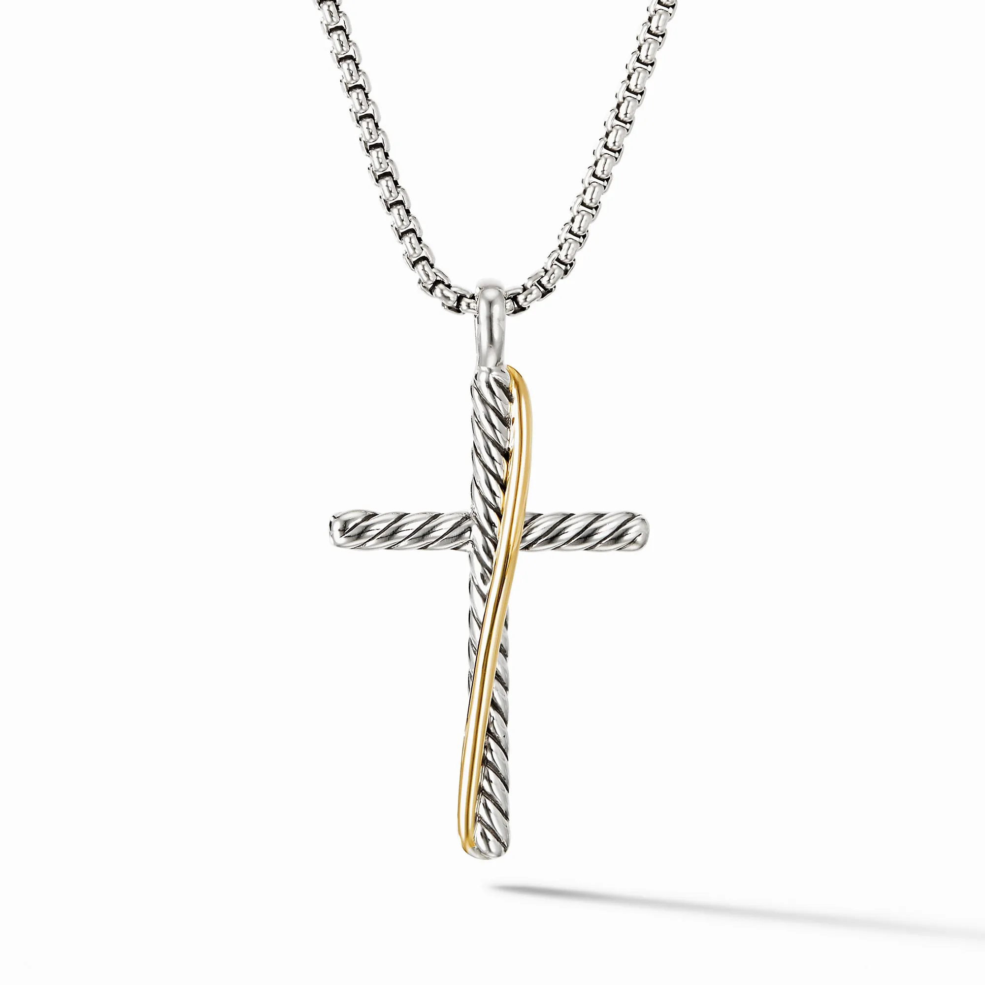 David Yurman The Crossover® Collection Necklaces & Pendant in Silver and 18-Karat Yellow Gold
