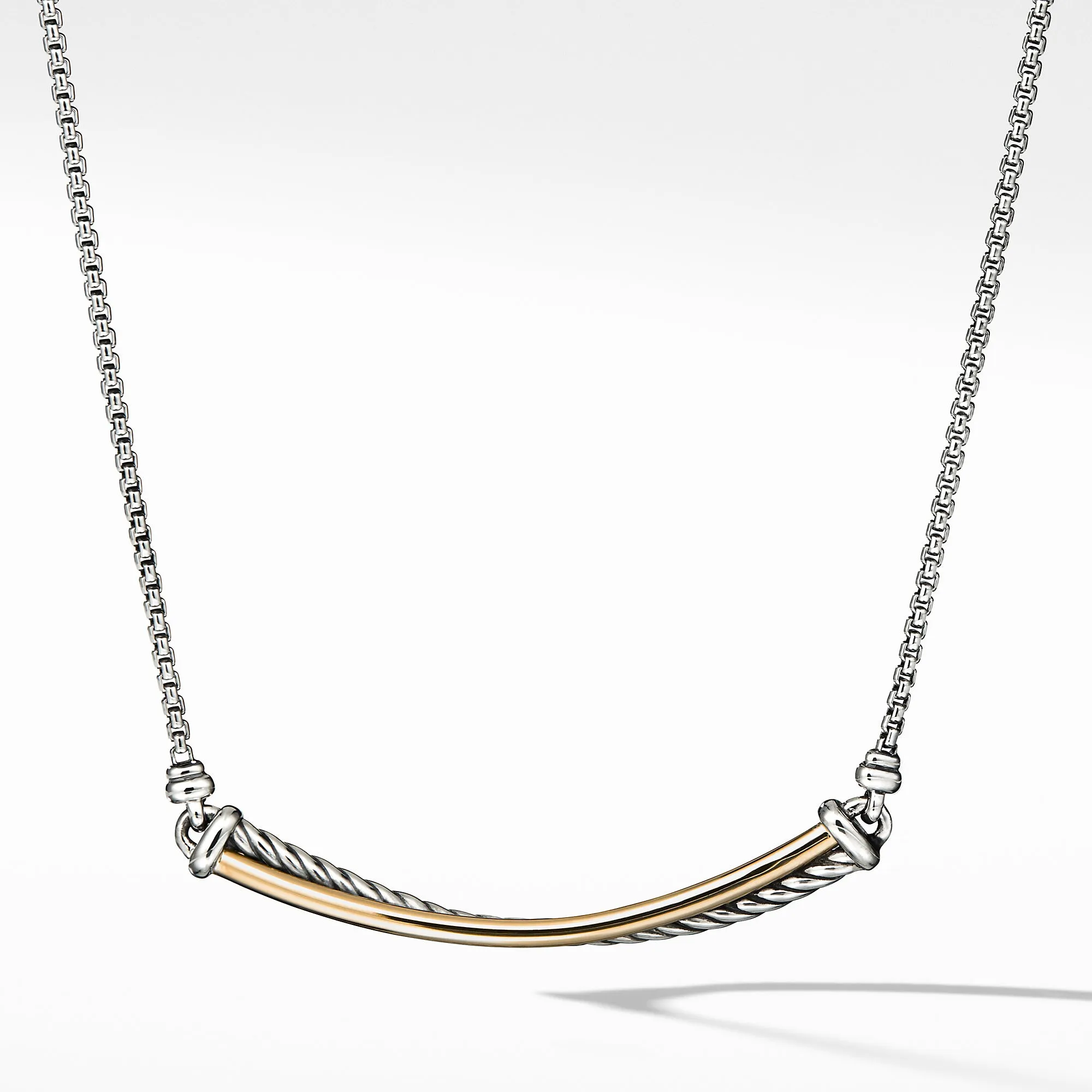 David Yurman The Crossover® Collection Necklaces & Pendant in Silver and 18-Karat Yellow Gold