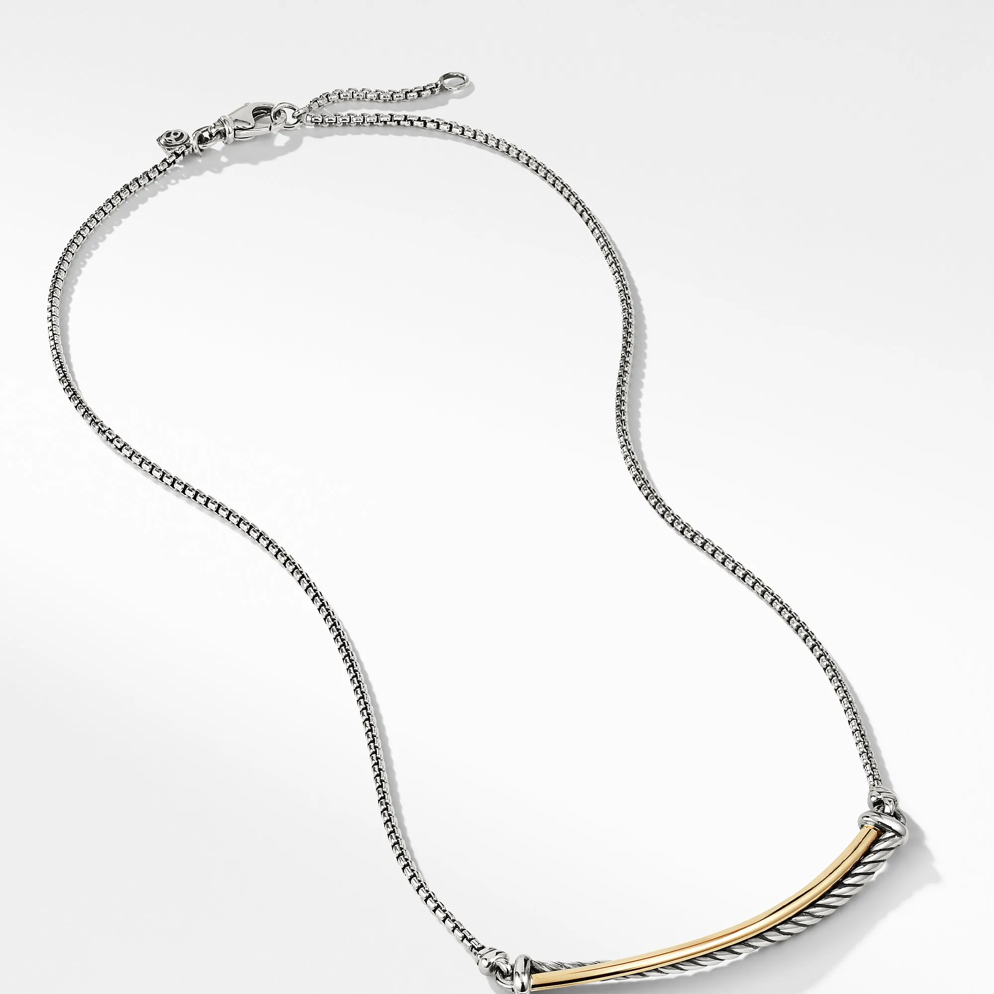 David Yurman The Crossover® Collection Necklaces & Pendant in Silver and 18-Karat Yellow Gold