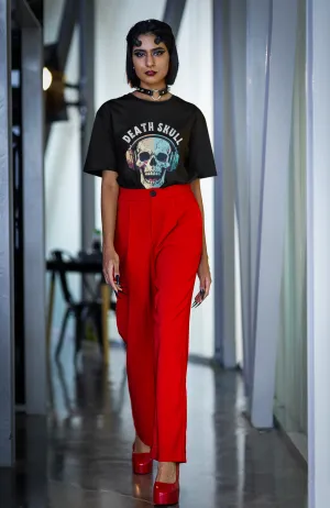 Death Skull - Terry Oversized Tshirt (Women)
