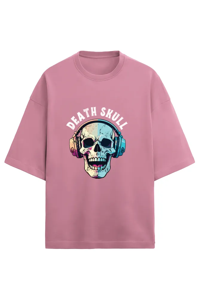 Death Skull - Terry Oversized Tshirt (Women)