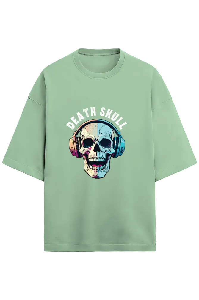 Death Skull - Terry Oversized Tshirt (Women)
