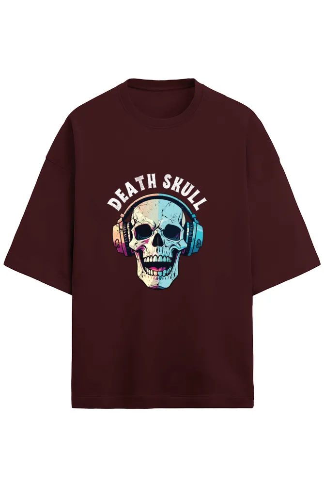 Death Skull - Terry Oversized Tshirt (Women)